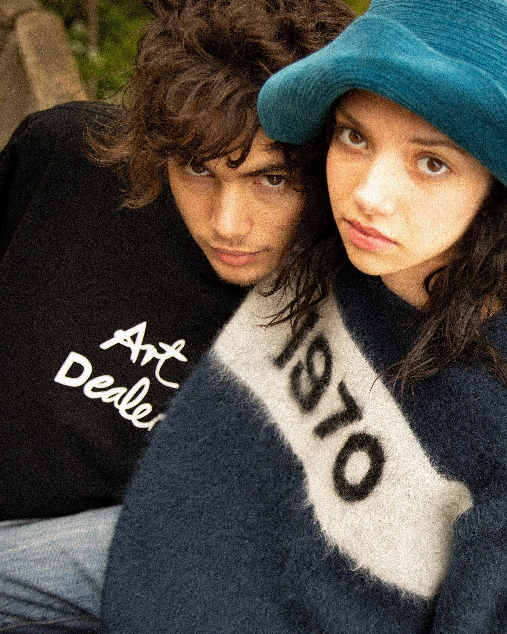 1970 Navy Mohair Knit