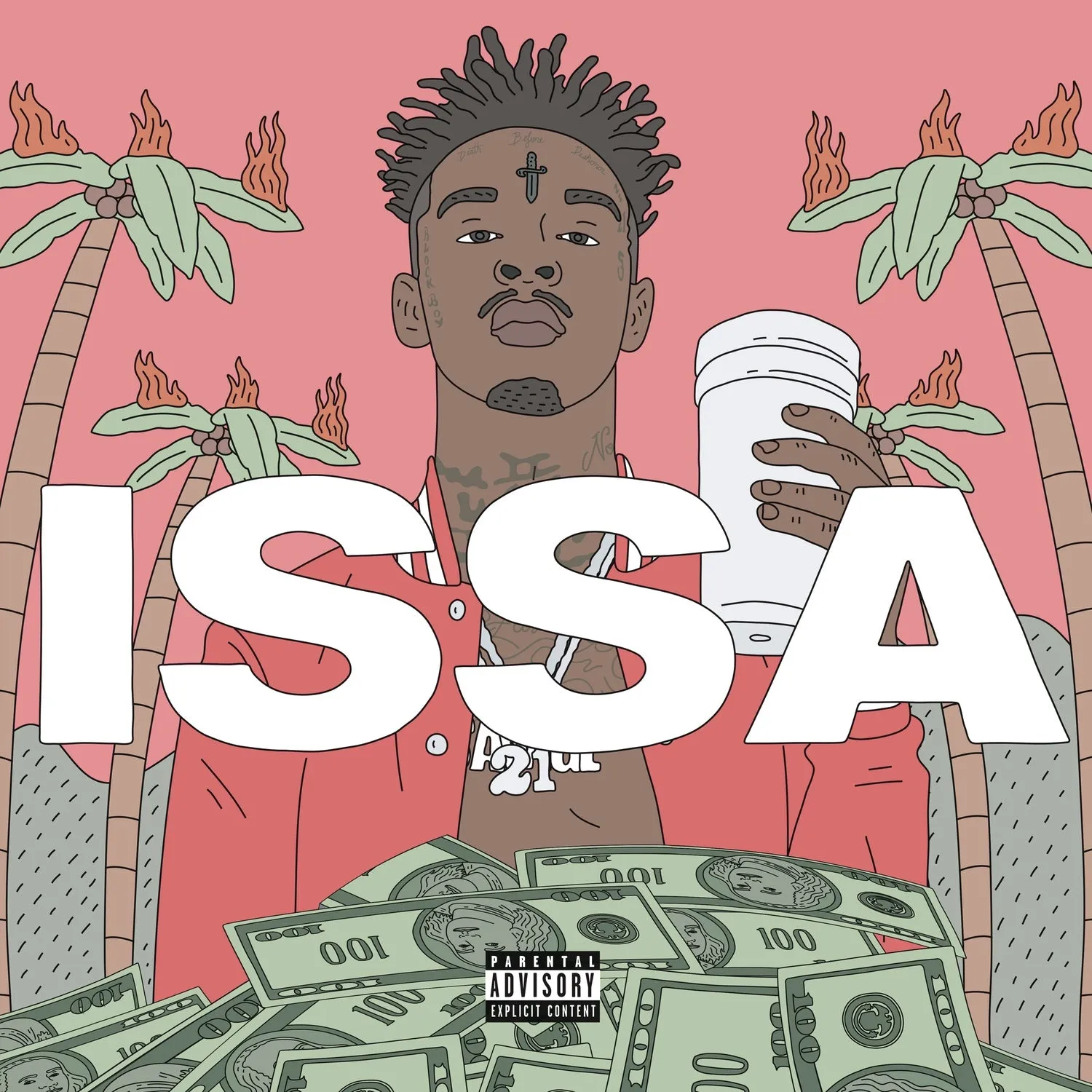 21 Savage - Issa Album - New 2 Lp Record 2017 Epic USA Vinyl & Download - Hip Hop / Trap
