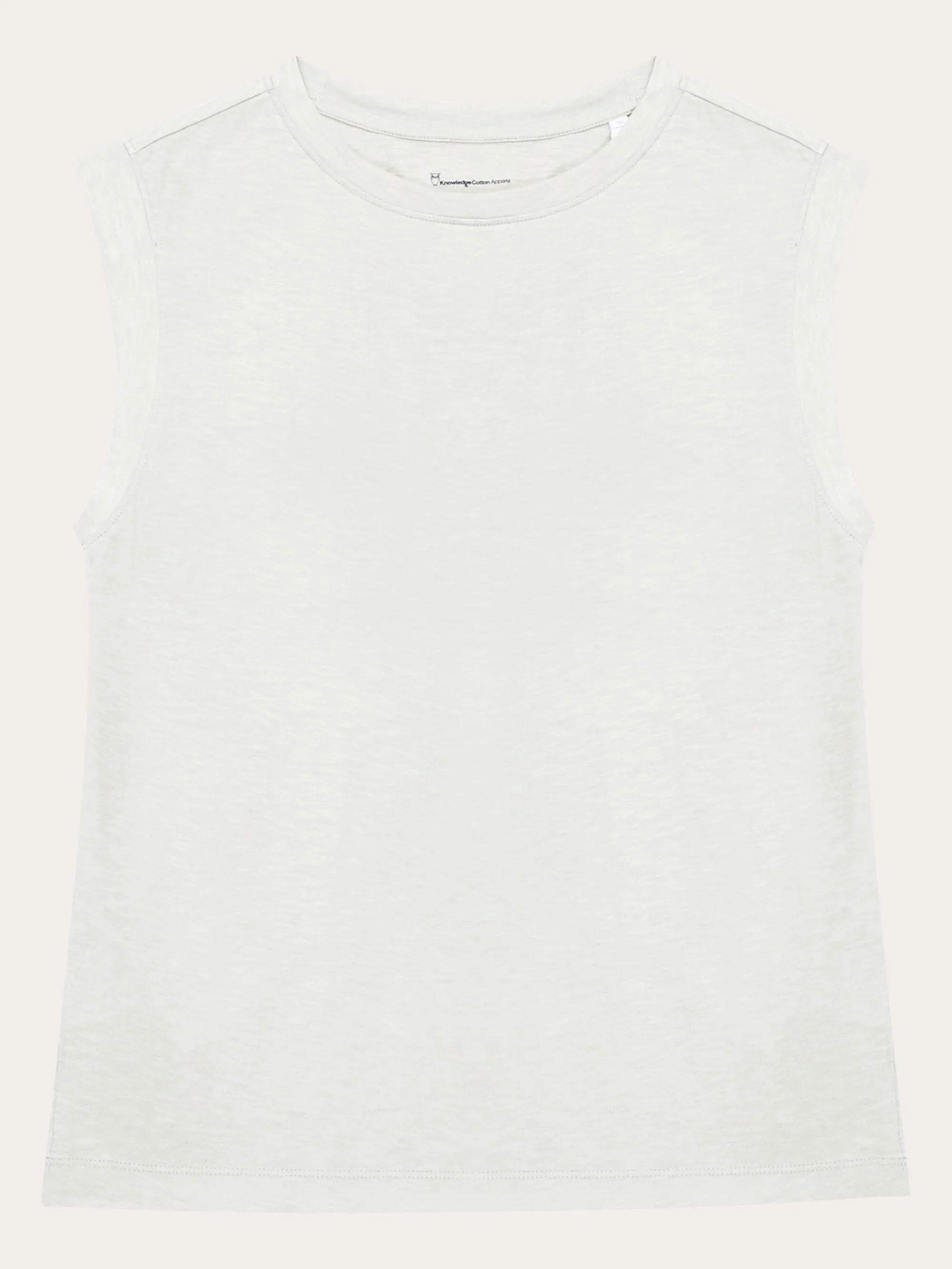 Loose fit jersey tank top - GOTS/Vegan - Light feather gray
