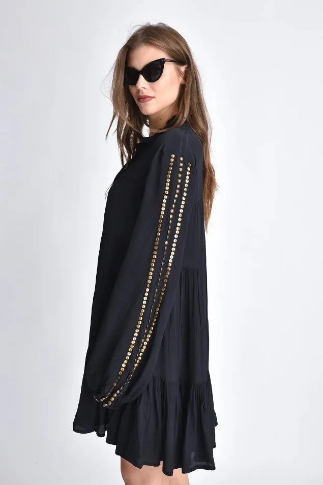 Muche & Muchette Babydoll Dress, Black