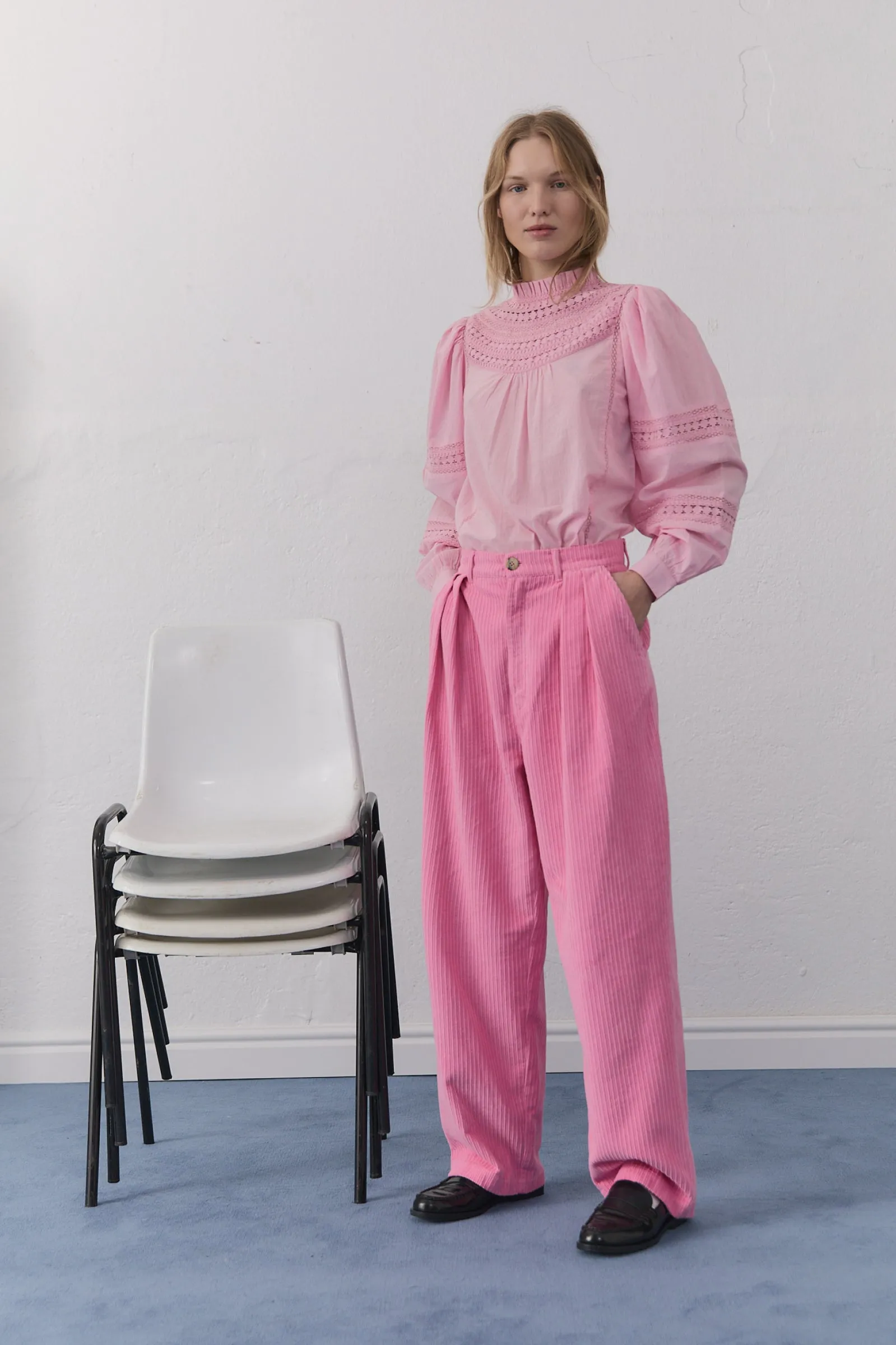North Woman Pant Blush Pink Sample
